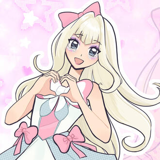 Trans Magical Girl Art by @Tapita on Vgen