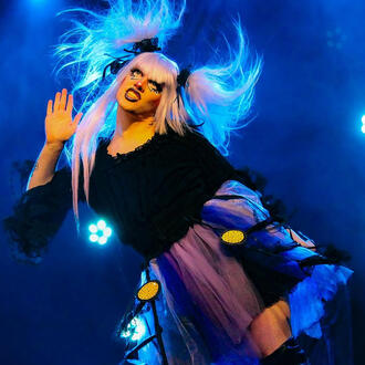 Aria Zero as Chandelure from Pokemon! Aria Zero performing as Chandelure